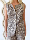 Little Lies / Jude Linen Pant - Leopard