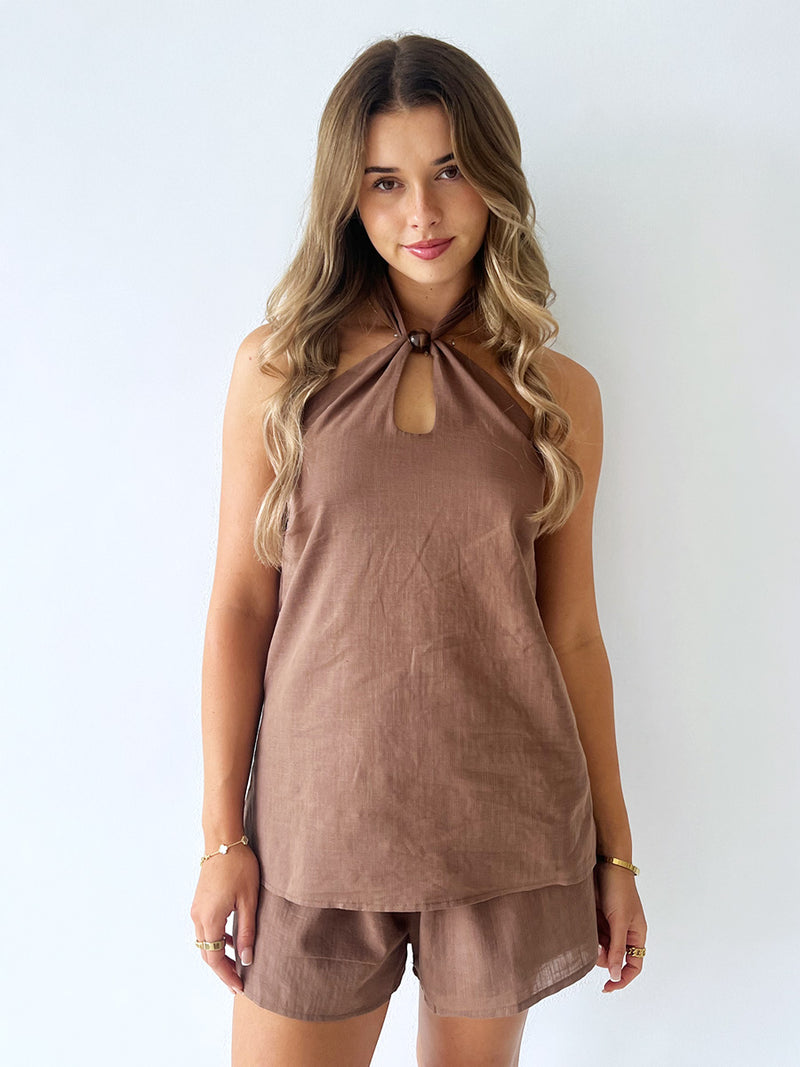 By Frankie / Gracie Short Set - Choc