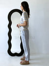 Little lies / Summer Tee - Blue/Beige  Stripe