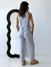Little Lies / Luxe Linen Pant - Chambray Blue