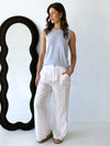 Little Lies / Spring Tank - Soft Blue