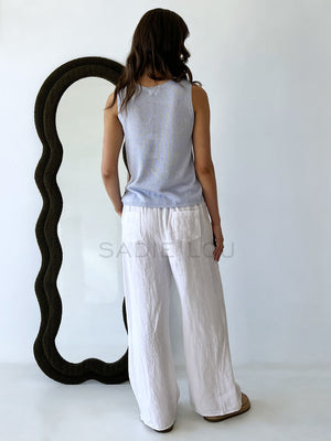 Little Lies / Spring Tank - Soft Blue