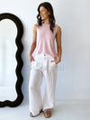 Little Lies / Spring Tank - Powder Pink