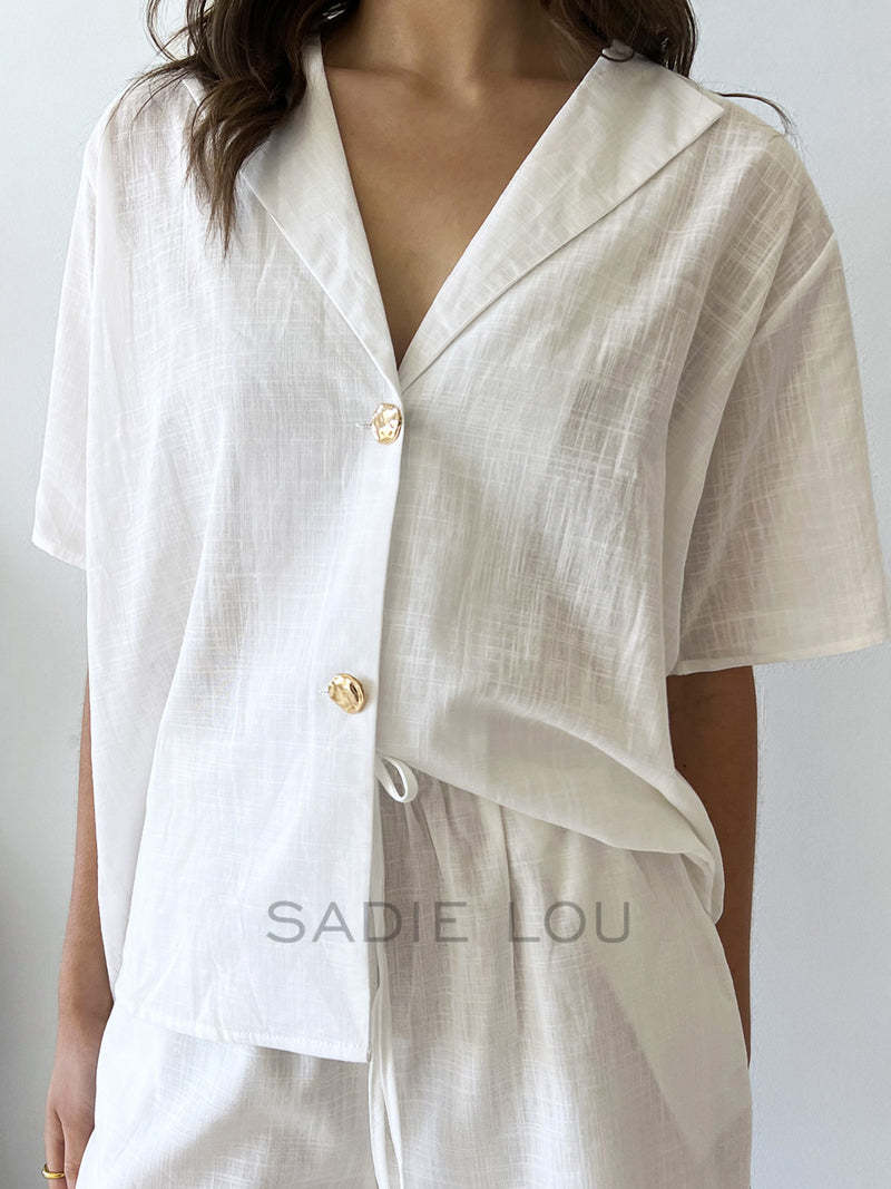 By Frankie / Bonnie Short Set - White