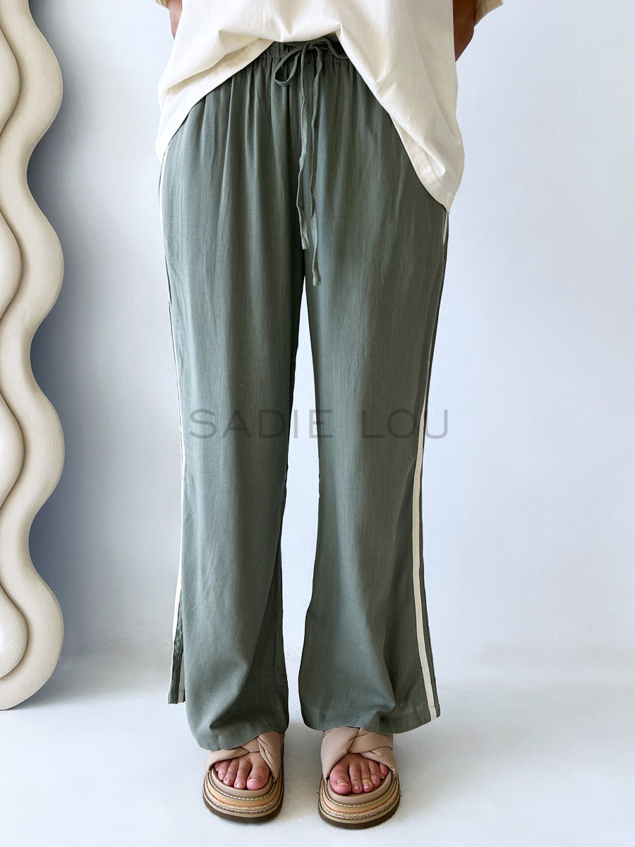 Jai Racer Pant - Khaki