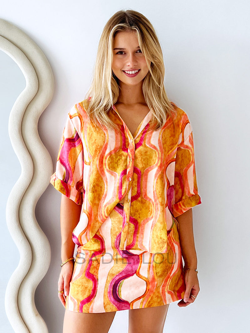 Zella The Label / Sanzio Shirt - Paris Print