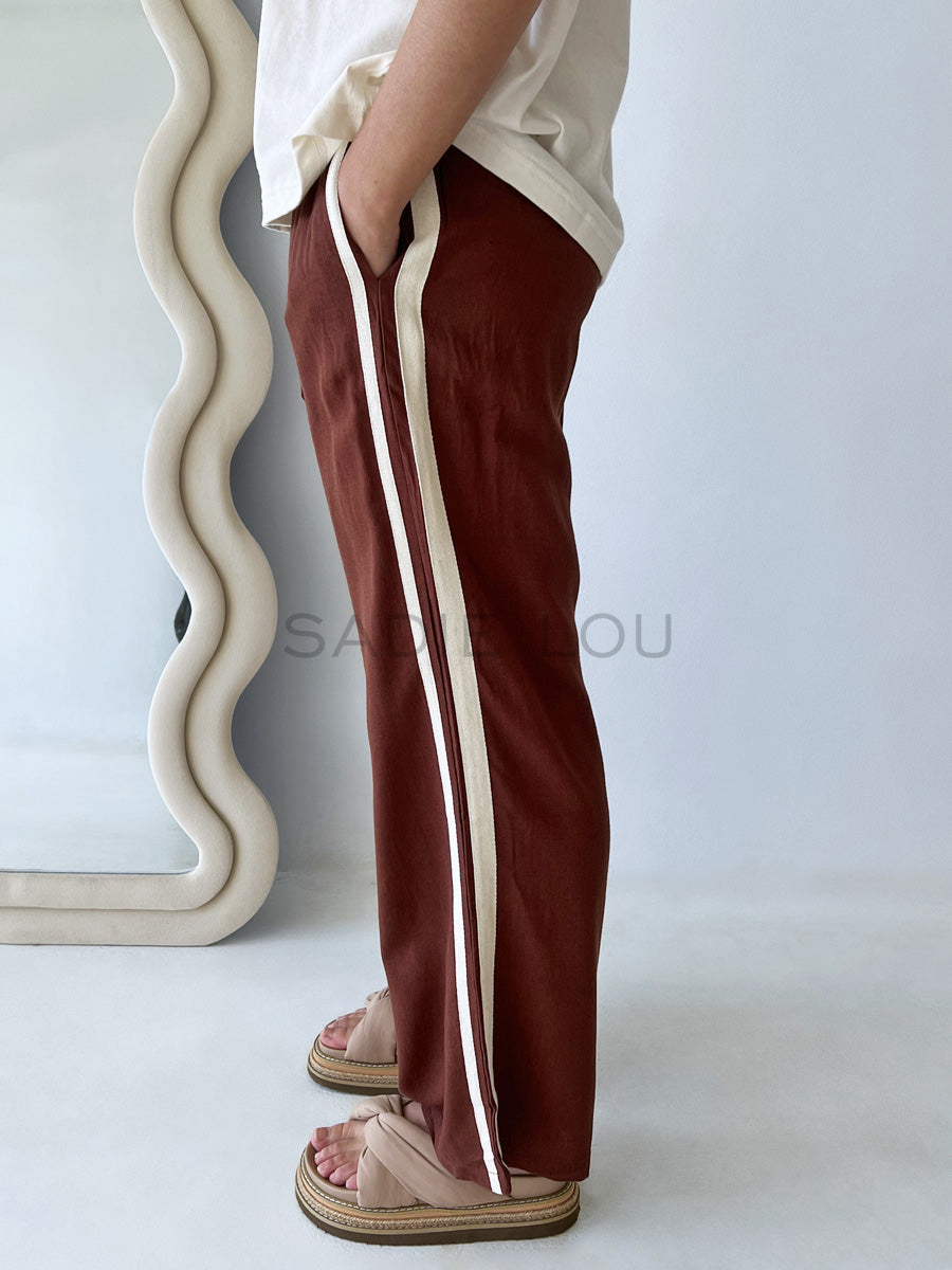 Jai Racer Pant - Choc