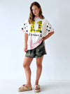 By Frankie / Camo Racer Skirt - Pink