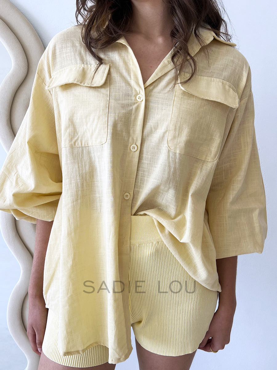 By Frankie / Riley Blouse - Lemon