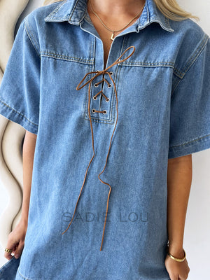 Fallon Denim Dress