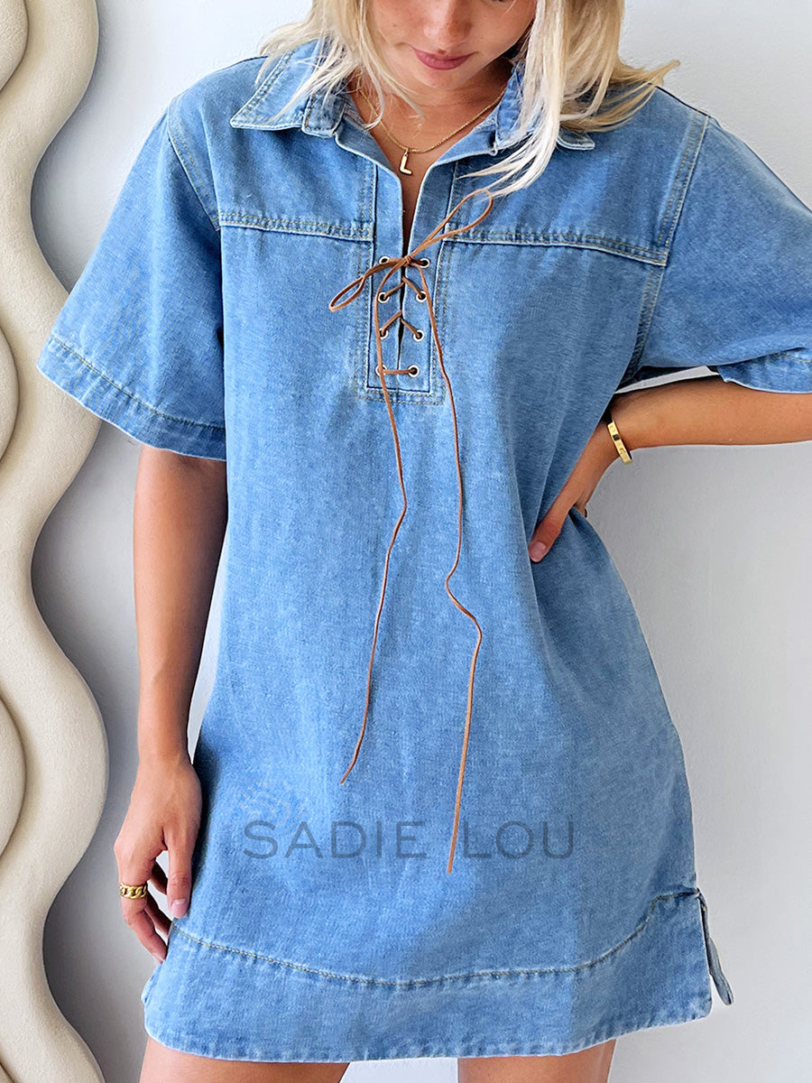 Fallon Denim Dress