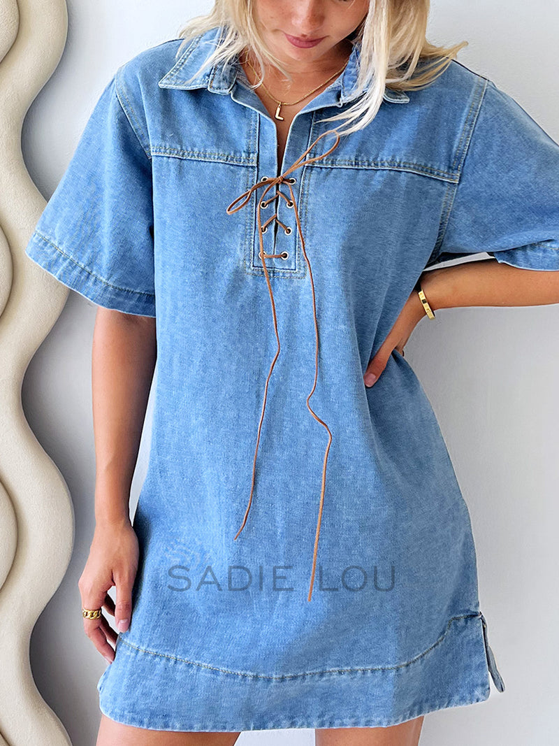 Fallon Denim Dress