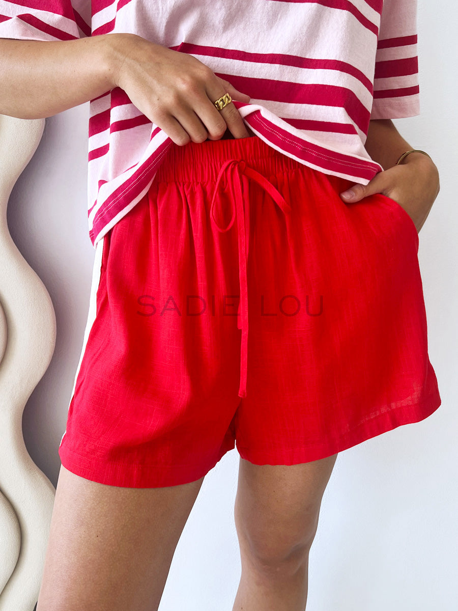 Rove Racer Shorts - Red