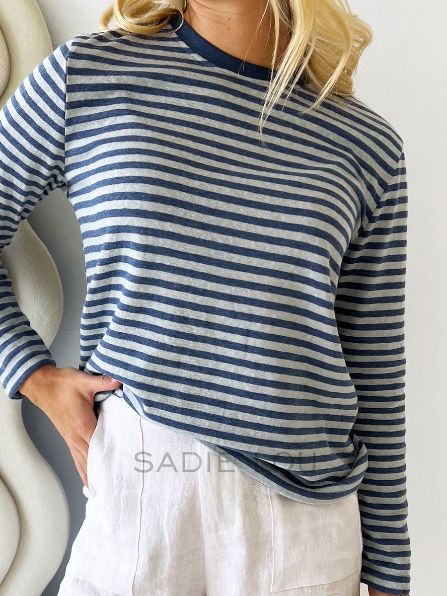 Little lies / Athena - Navy/White top