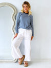 Little lies / Athena - Navy/White top