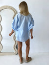 By Frankie / Riley Blouse - Ice Blue
