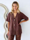 By Frankie / Belle Lace Pant Set - Chocolate