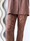 By Frankie / Belle Lace Pant Set - Chocolate