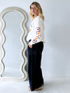 By Frankie / Wandering Hearts Jumper - White