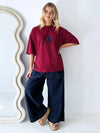Far Mer /Oversize Stripe - Red/Navy