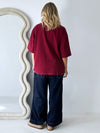 Far Mer /Oversize Stripe - Red/Navy