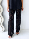 By Frankie / Belle Lace Pant Set - Black