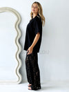By Frankie / Belle Lace Pant Set - Black