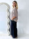 Far Mer //Oversize Stripe - Choc/Cream
