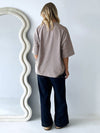 Far Mer //Oversize Stripe - Choc/Cream
