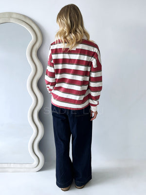 Far Mer //Jersey - Red/White