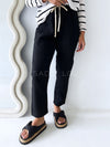Little Lies / Luxe Linen Pant - Black