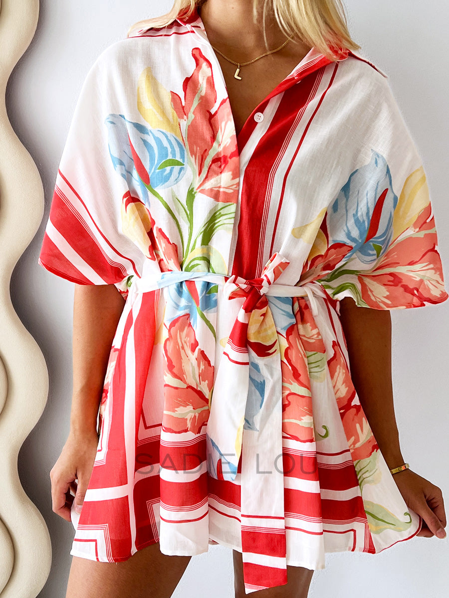 Cartia Playsuit - Watermelon