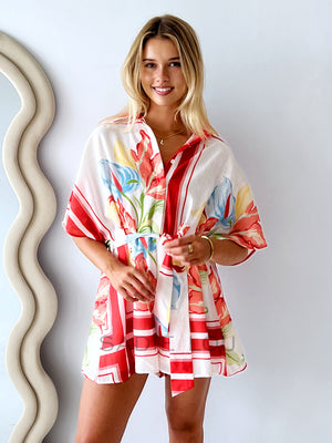 Cartia Playsuit - Watermelon