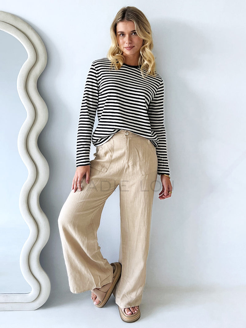 Little lies / Athena - Black/White top