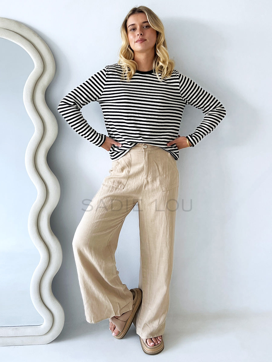 Little lies / Athena - Black/White top