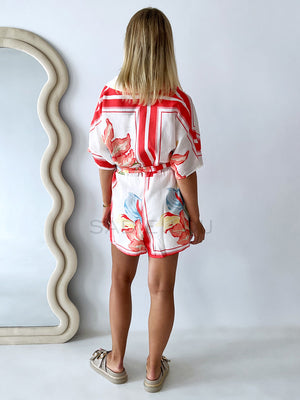 Cartia Playsuit - Watermelon