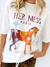 Maku / Her Mess Tee - White
