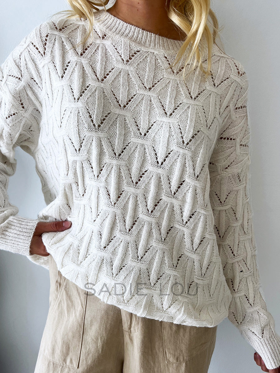 Little Lies / India sweater White