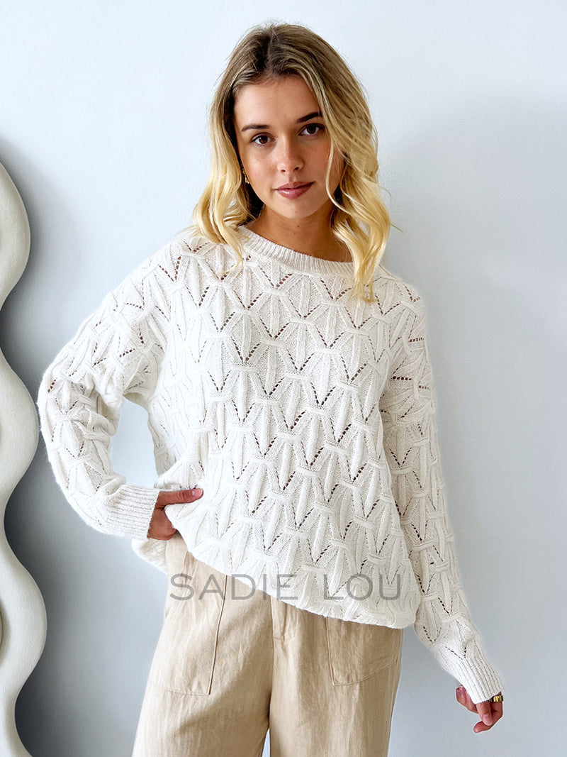 Little Lies / India sweater White
