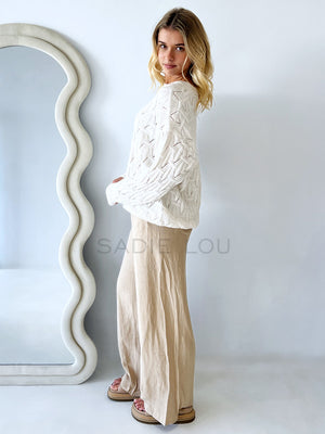 Little Lies / India sweater White