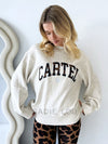 Cartel & Willow / Bronwyn sweater oat lepard