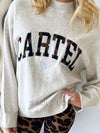 Cartel & Willow / Bronwyn sweater oat lepard