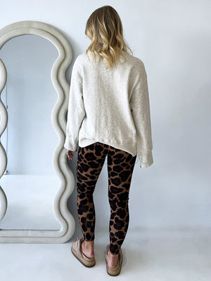 Cartel & Willow / Bronwyn sweater oat lepard