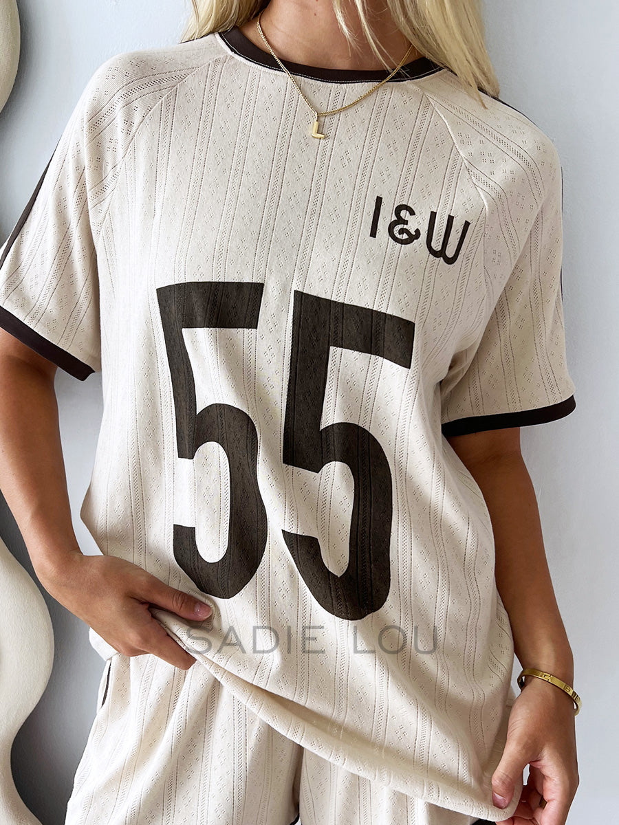 Indigo & Wolfe / 55 Tee - Chocolate