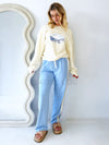Cartel & Willow / Nina Sweater - Cream Print