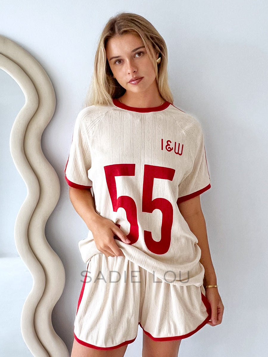 Indigo & Wolfe / 55 Shorts - Red