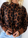 Cartel & Willow /Leah Knit Cardi - Coco Leopard