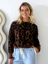 Cartel & Willow /Leah Knit Cardi - Coco Leopard