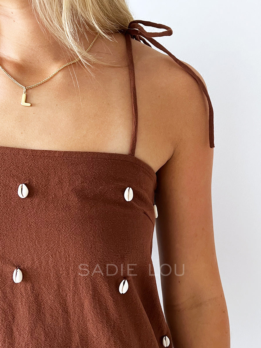 Palm Collective / Dede Cowrie Shell Dress