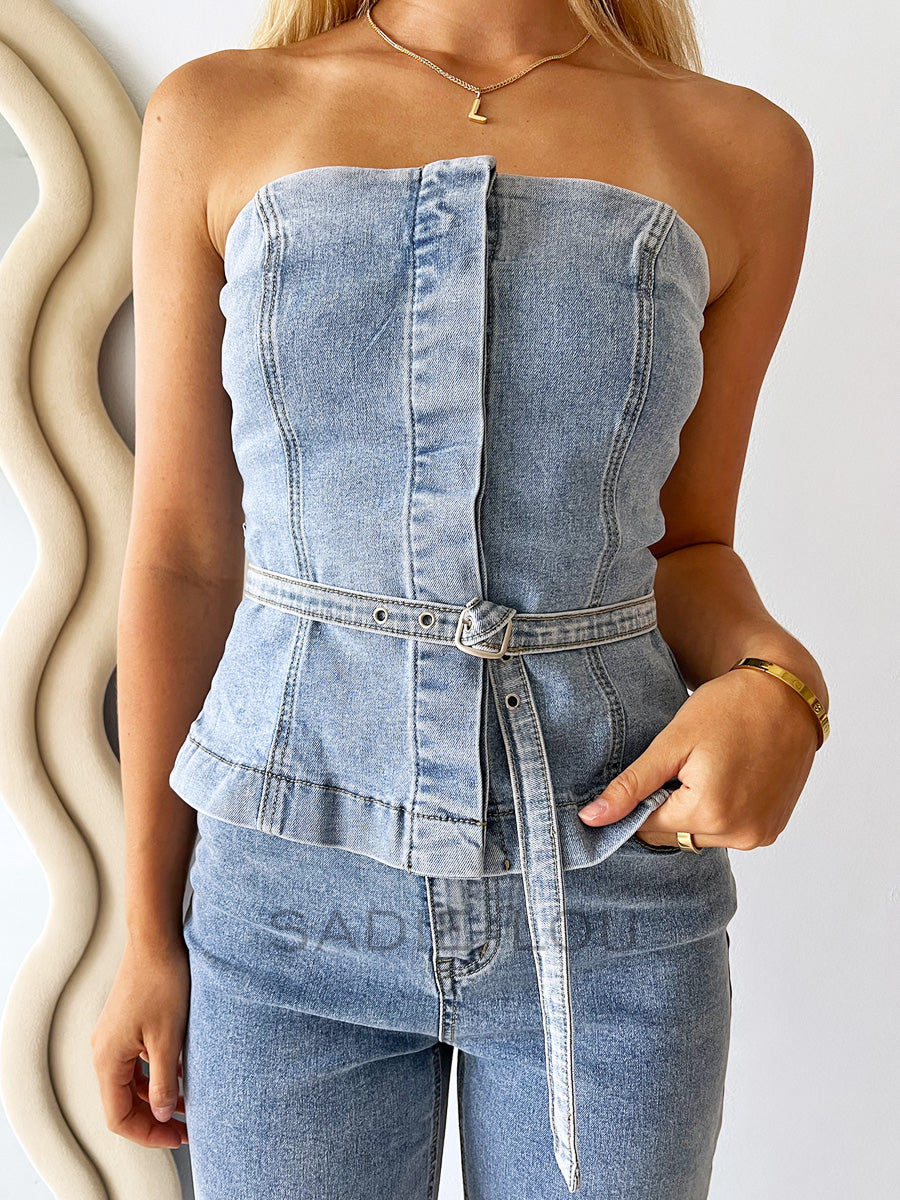 Lexi Denim Top